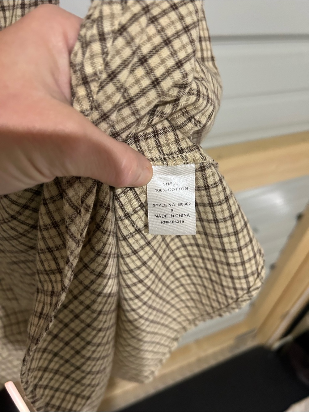 Day + Moon Plaid Tie Neck Fit & Flare Mini Dress Size S Preppy Fall Staple - Picture 9 of 9